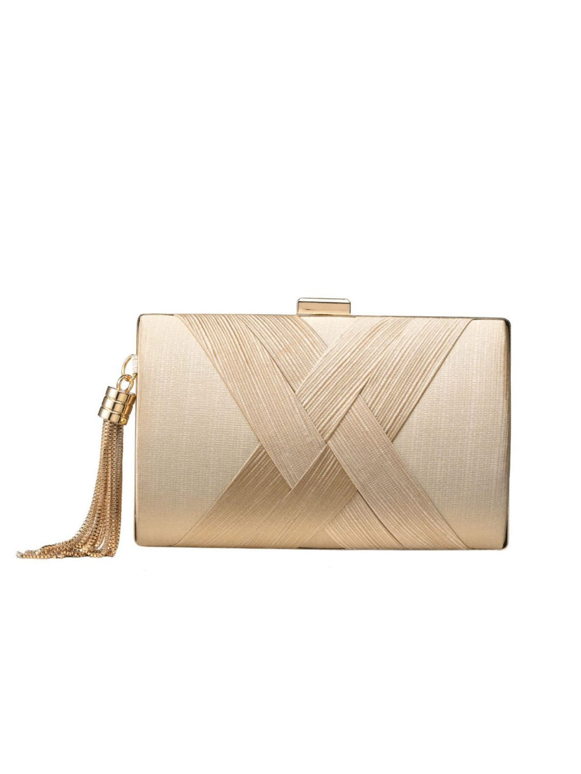 Unique Women's Fashion Woven Clutch Box Dinner Bag