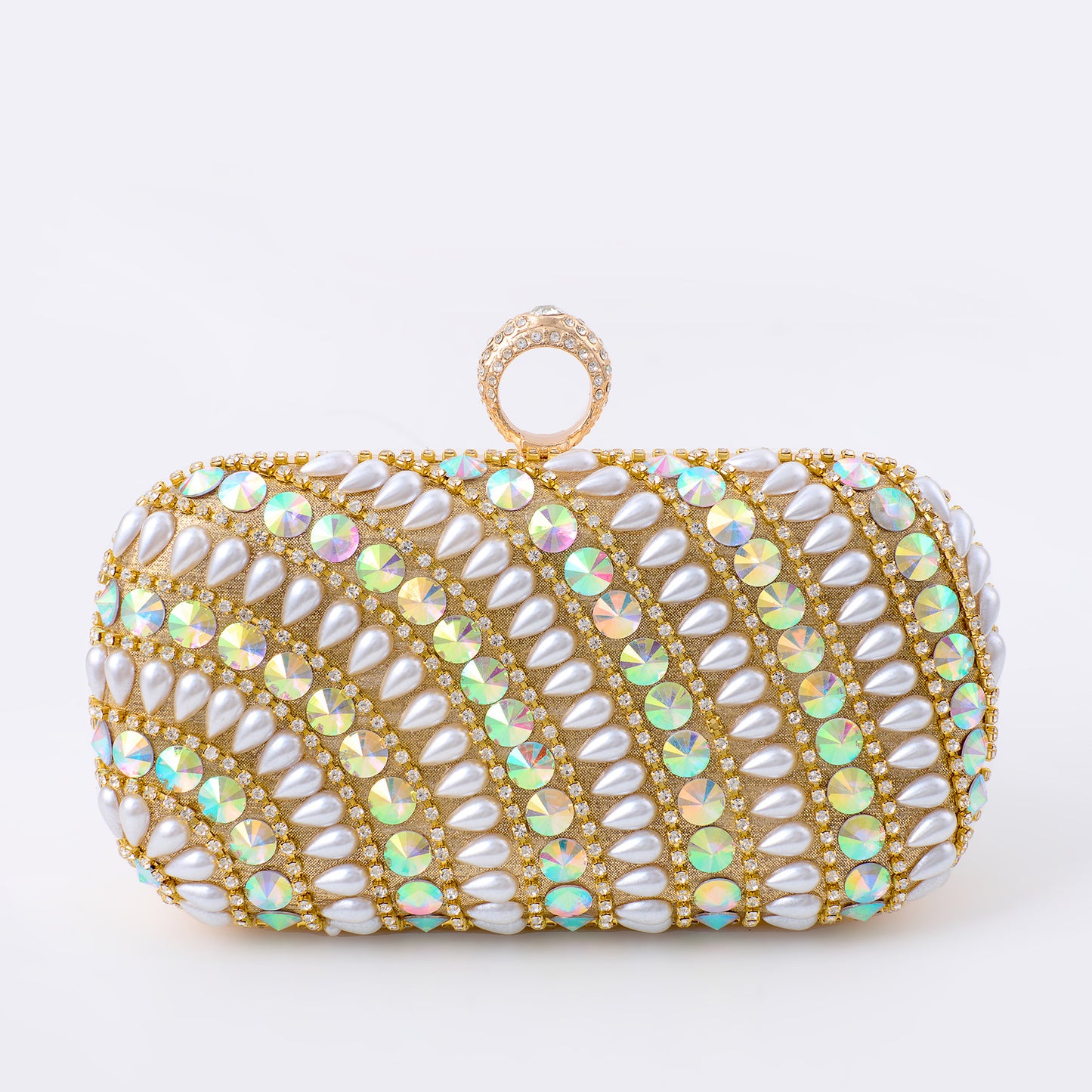 Women's Rhinestone Diamond Box Suitable For Wedding Party Dinner Bag