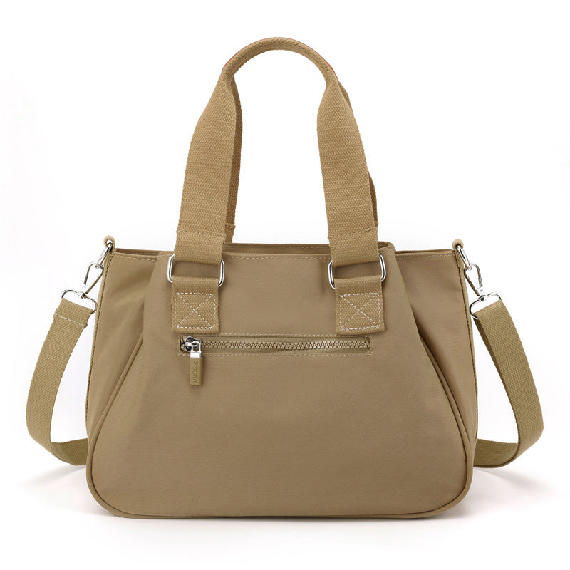 Women's Lightweight Waterproof Nylon Cloth Fashionable Trendy Women's Shoulder Bag