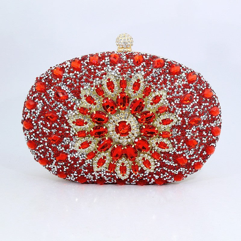 Women's Town Diamond Cheongsam Formal Dress Dinner Bag