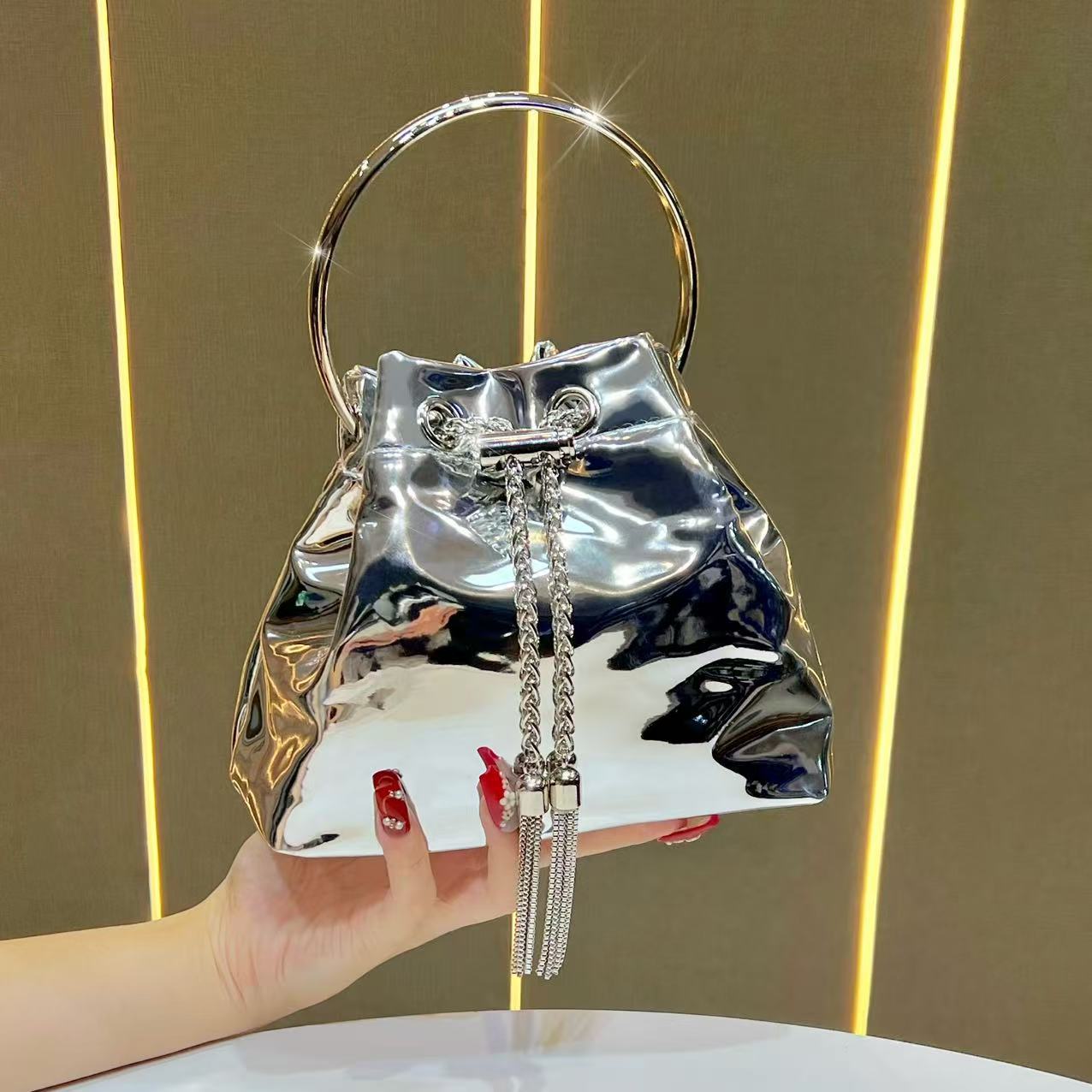 Fashion Women's Korean Simple Chain Niche Dinner Bag