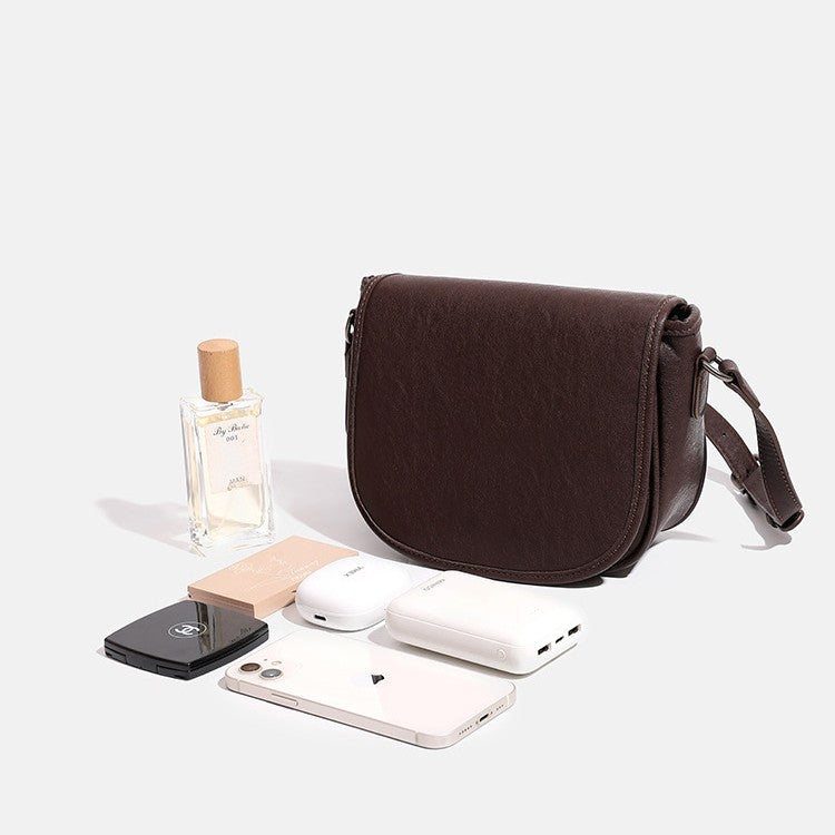 Innovative Vintage Saddle Pattern Simple Commute Small Square Bag