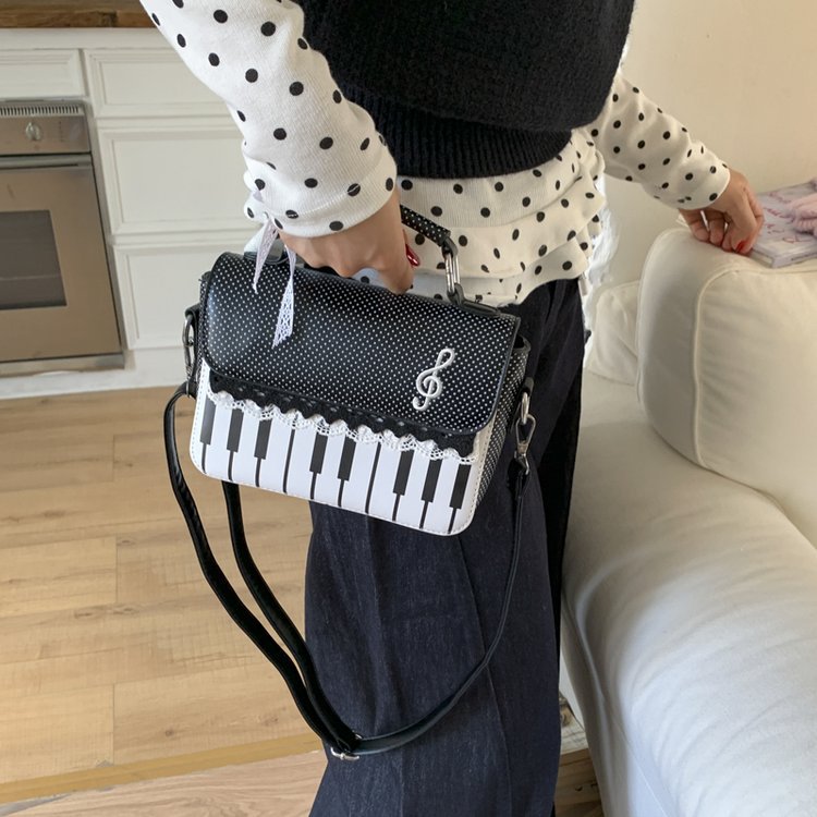 Women's Fashion Lace Piano Note Polka Dot Women's Messenger Bag