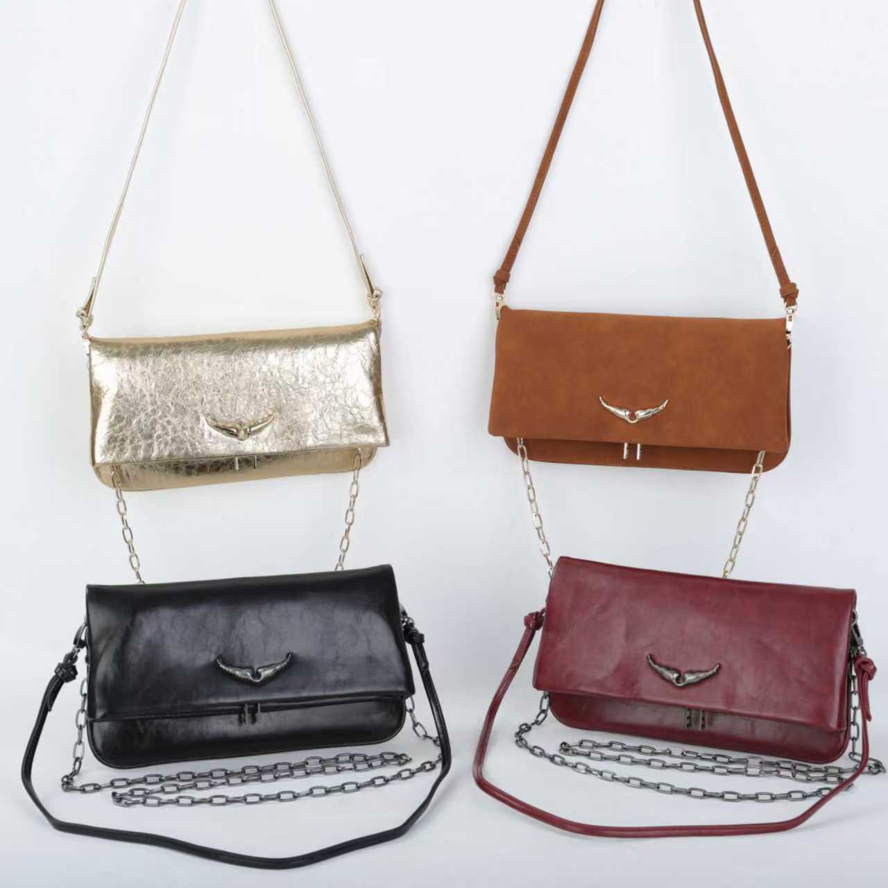 Fashion Diamond Wings Style Design Chain Ladies Bags