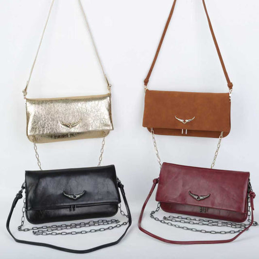 Fashion Diamond Wings Style Design Chain Ladies Bags