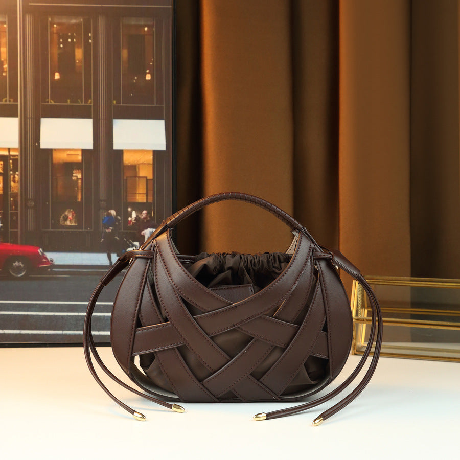 Women's Fashion Creative Design High Texture Vegetable Basket Women's Handbag