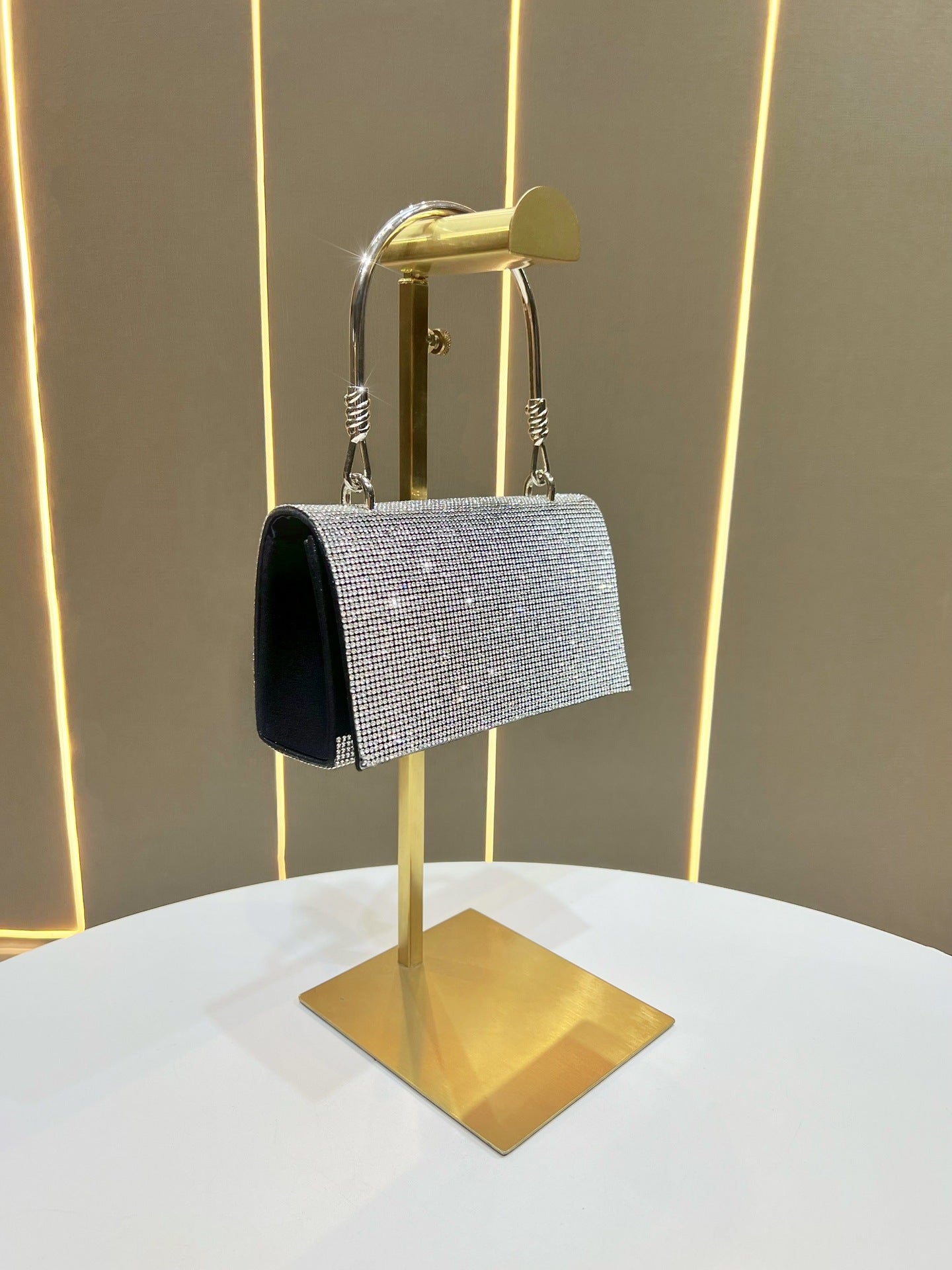 Women's Diamonds Niche Rhinestone Clutch Wedding Banquet Bags