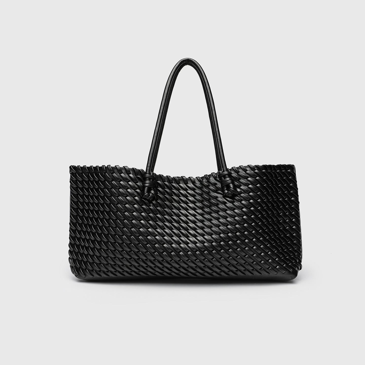 Hand-woven Woven Fashion High-grade Large Capacity Portable One Women's Handbag