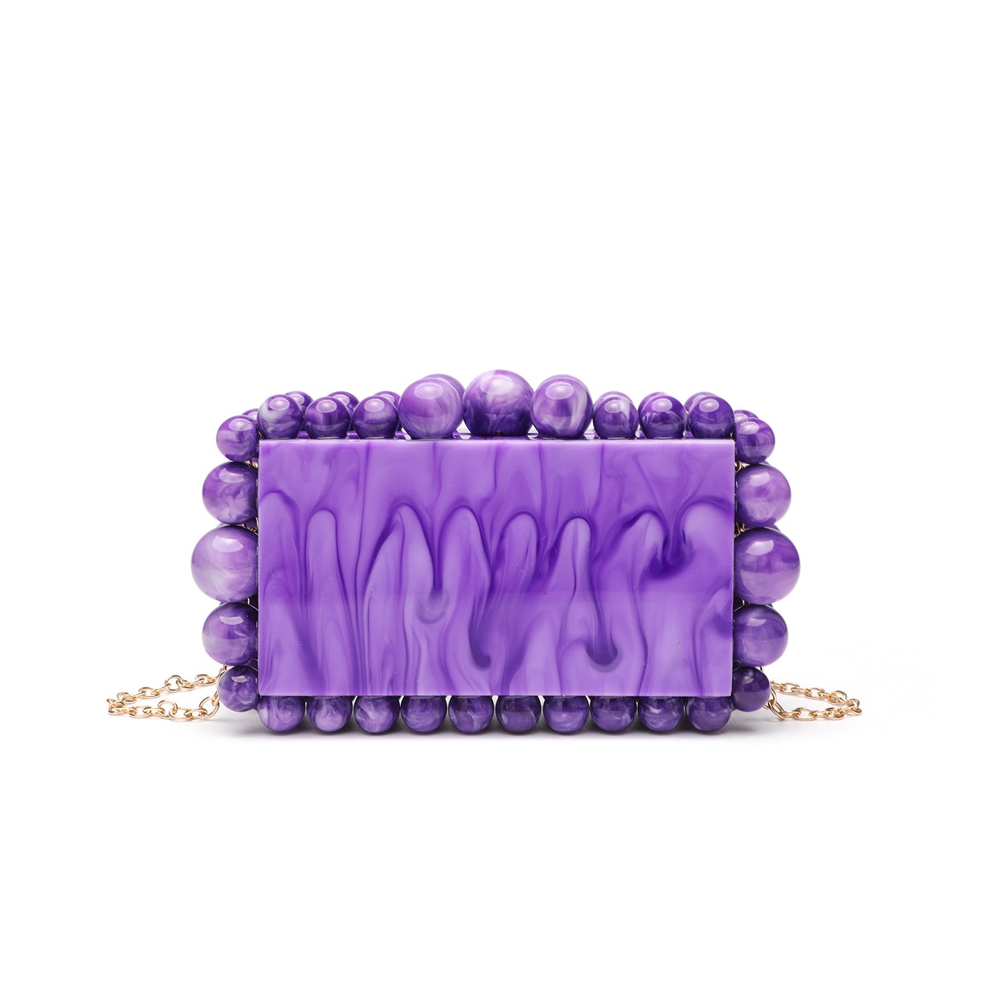 Women's Advanced Fan-shaped Elegant Clutch Chain Bags