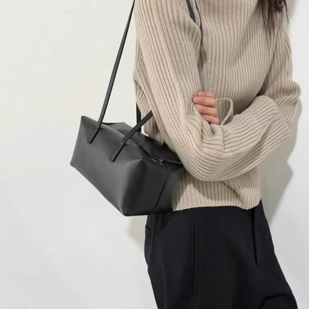 Niche Female Leather Underarm Live Broadcast Bags