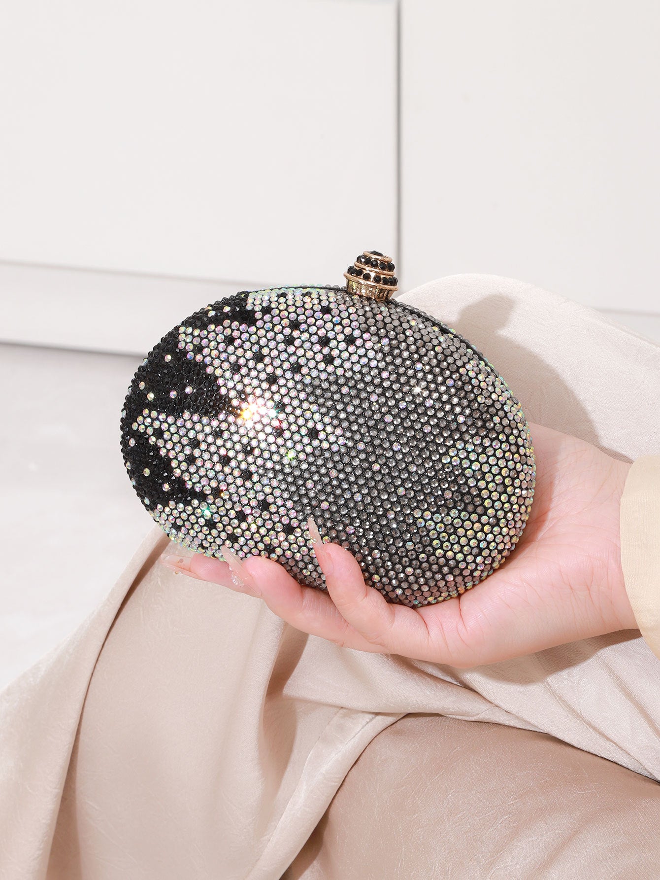 Dinner Party Wedding Diamond Crystal Rhinestone Women's Clutch