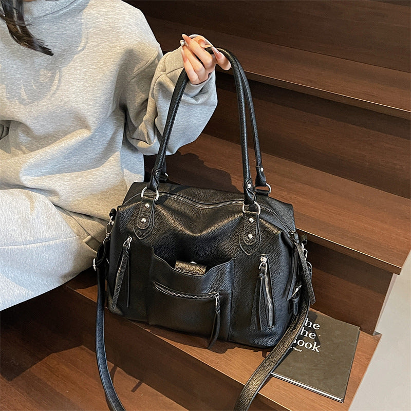 Women's Large Capacity Retro Commuter Fashion Portable Bags