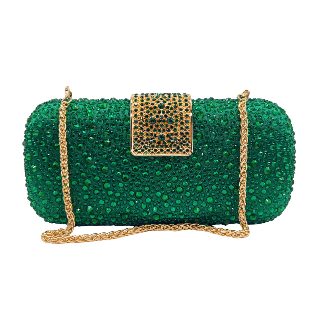 Women's Diamond Shiny Luxury Rhinestone Clutch Party Evening Bags