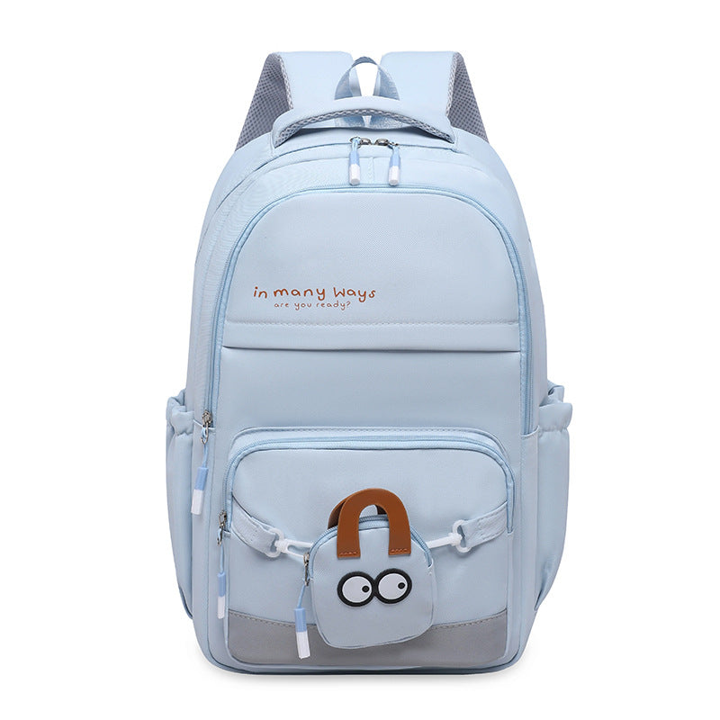 Women's Large Capacity Early High College Fashion Lightweight Burden Leisure Backpack