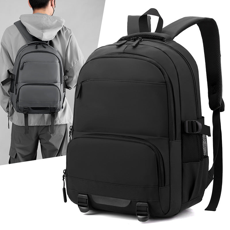 Men's College Solid Color Large Capacity Computer Bags