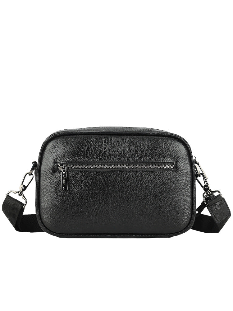 Men's Summer First Layer Cowhide Clutch Soft Men's Shoulder Bags