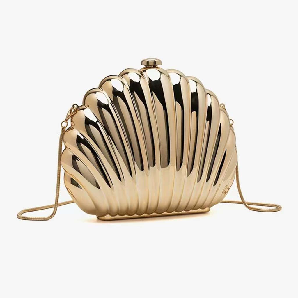 Popular Semicircle Flower Plating Fashion Personality Bags