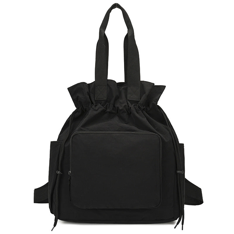 Elegant Multifunctional Large Capacity Drawstring Portable Women's Shoulder Bag