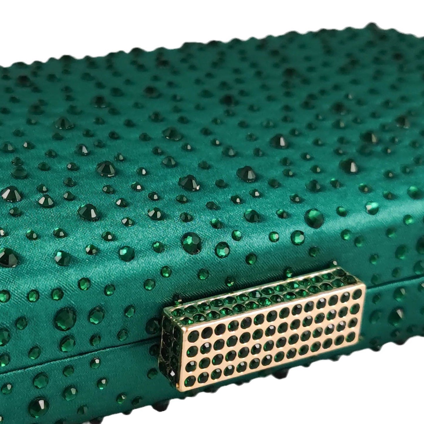 Women's Solid Color Cross Hot Drilling Banquet Bags