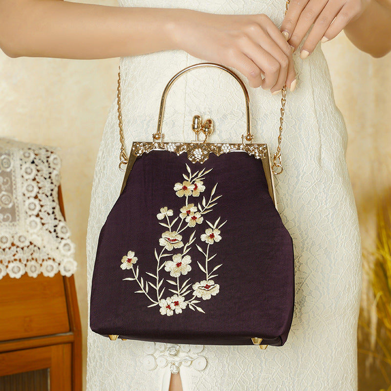 Embroidered National Style Cheongsam Han Chinese Handle