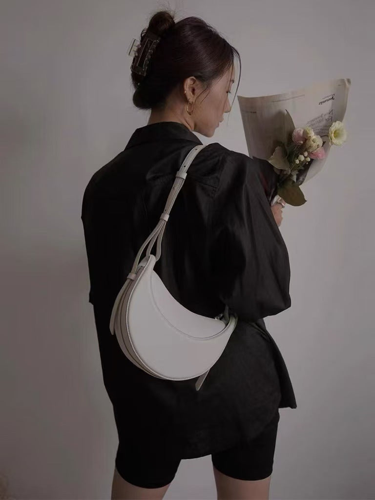 Women's French Niche Selenodont High-grade Saddle Underarm Women's Shoulder Bag
