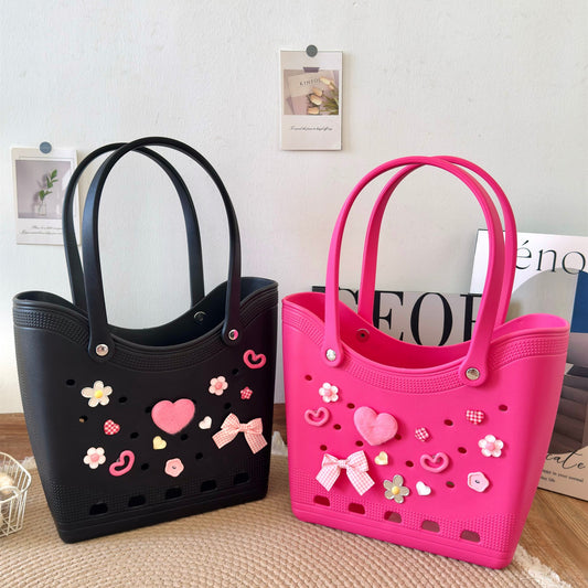 Hole Fashion Seaside Waterproof Beach Out Bags