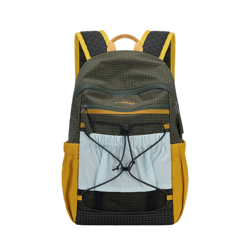 Capacity Portable Contrast Color Cycling Tourist Backpacks