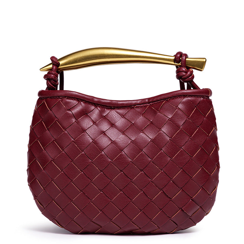 Women's Cute Mini Sardine Woven Trumpeter Women's Shoulder Bag