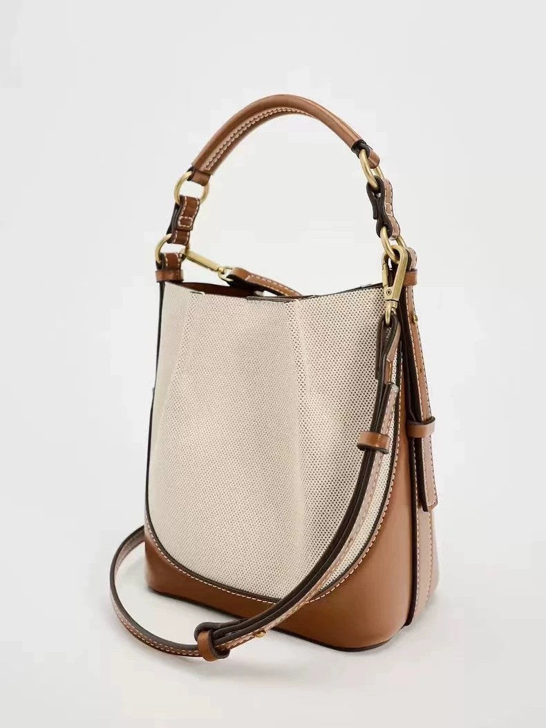 Women's Z Niche Design Fashion Drawstring Canvas Women's Messenger Bag