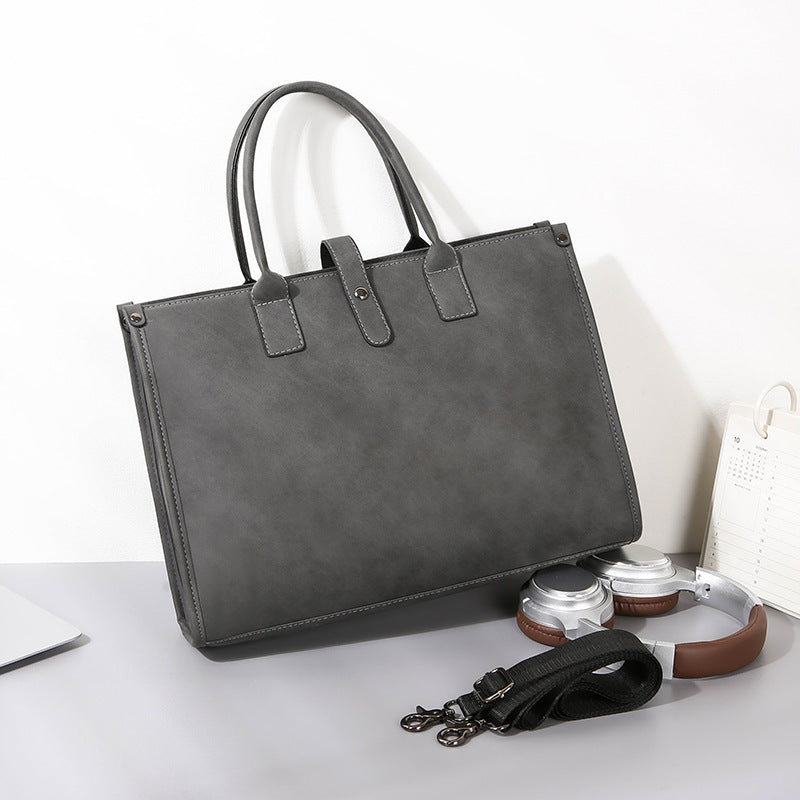 Men's Retro Business Korean Document Fashion Commuter Men's Tote