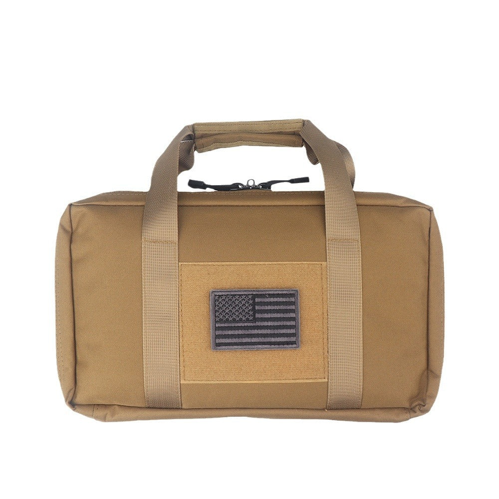 Oxford Cloth Tactics Portable Pistol Multifunctional Invisible Outdoor Camouflage, Military Fan Bag