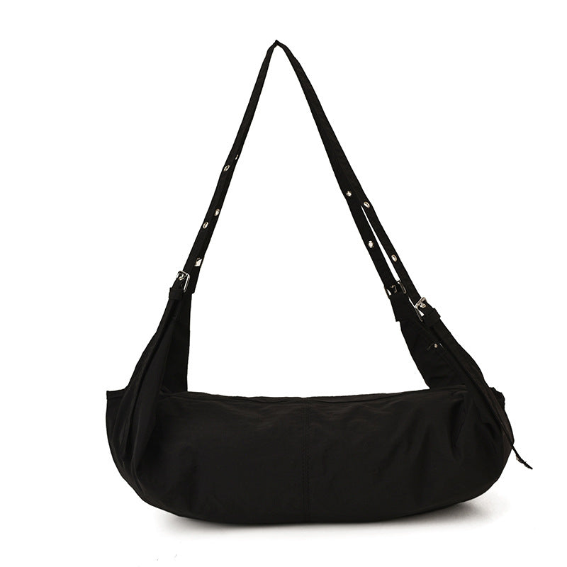 Women's Large Capacity Nylon Cloth Korean Style Lazy Commute Leisure Women's Messenger Bag