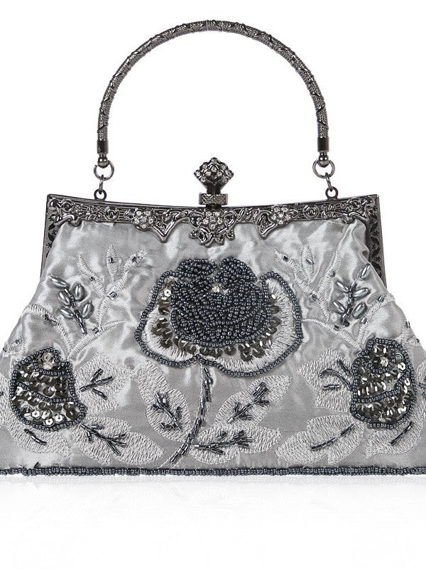 Retro Beaded Exquisite Clutch Handmade Embroidery Dinner Bag