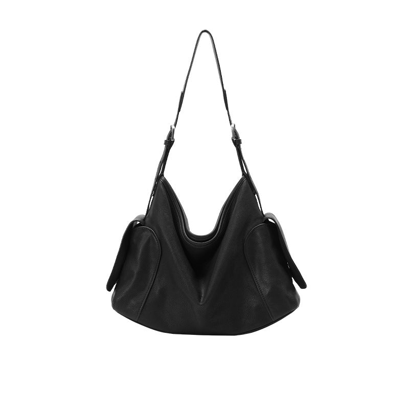 Xi Vegetable Tanned Sheepskin Large Capacity Women's Shoulder Bag