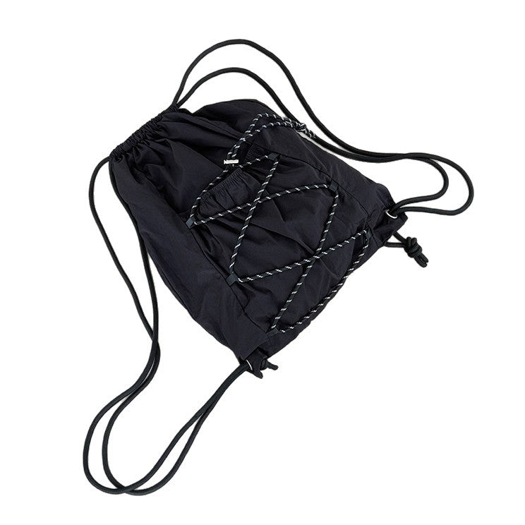 Women's & Men's Minority Commuter Lightweight Drawstring Bundle Nylon Women's Shoulder Bag