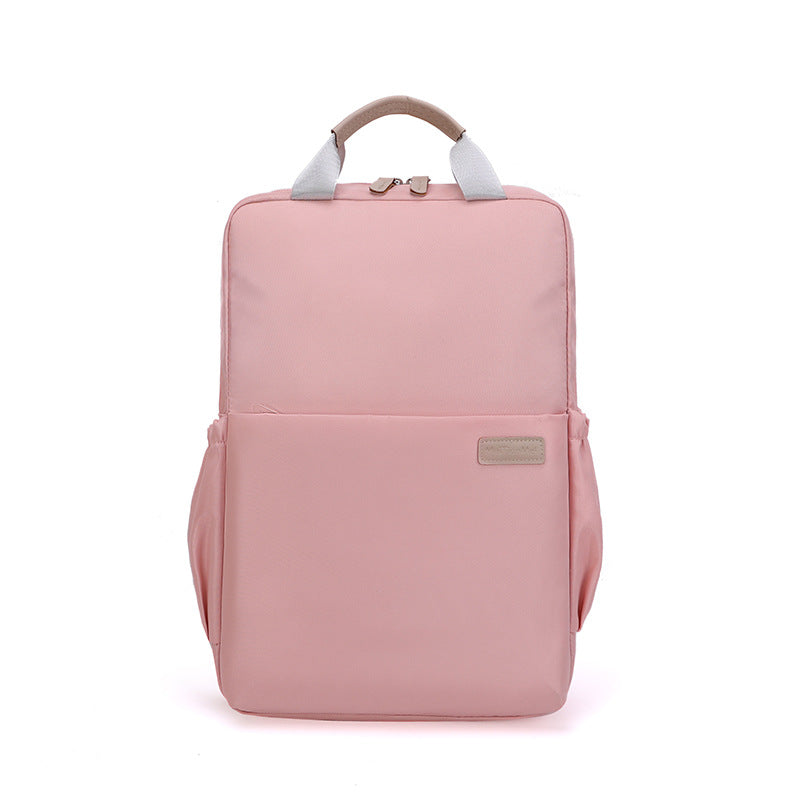 Large Capacity Computer Simple Solid Color Business Backpack