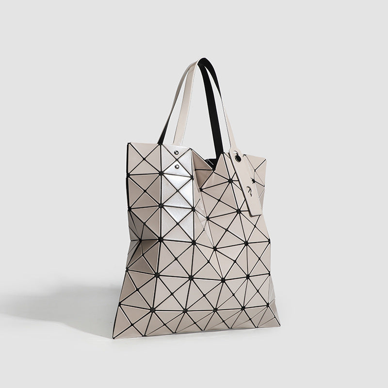 Creative Fashion Rhombus Folding Geometric Portable Women's Shoulder Bag