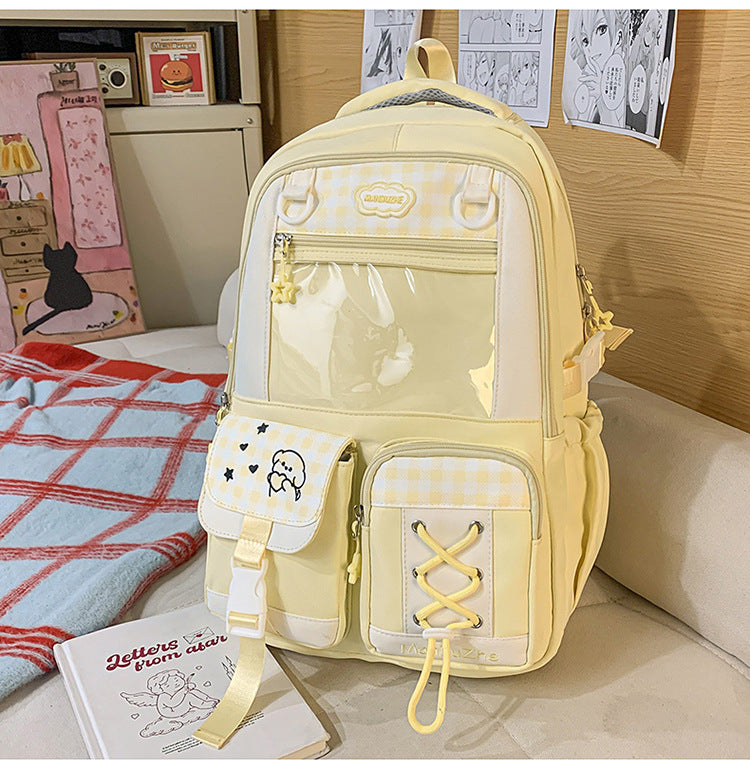 Junior High Large Capacity Leisure Good-looking College Student Schoolbag
