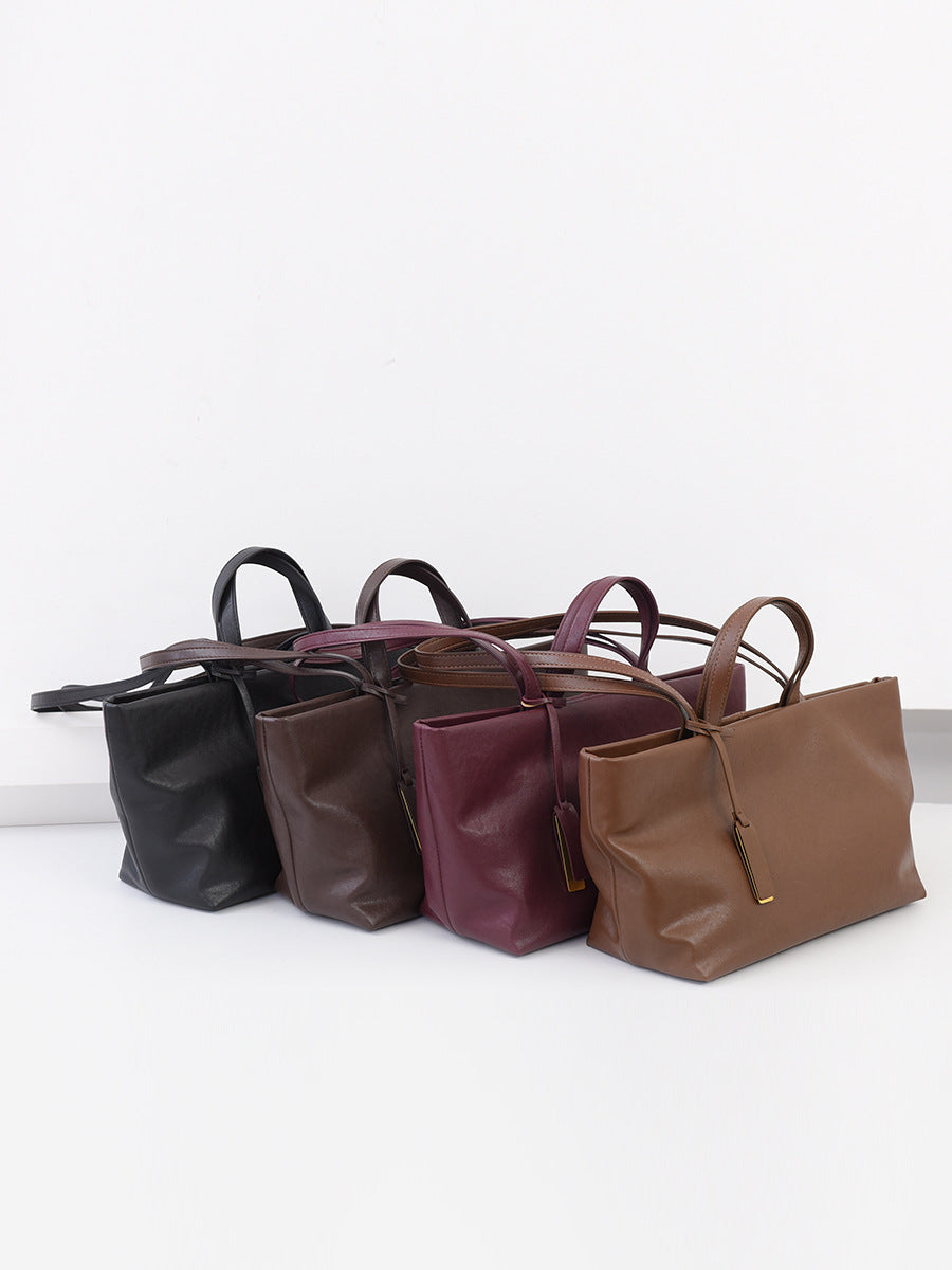Women's Sense Female Niche Soft Leather Commuter Women's Handbag