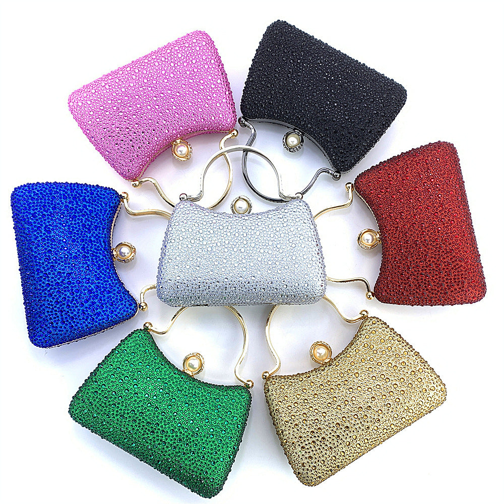 Rhinestone All Match Dress Diamond Wedding Dinner Bag