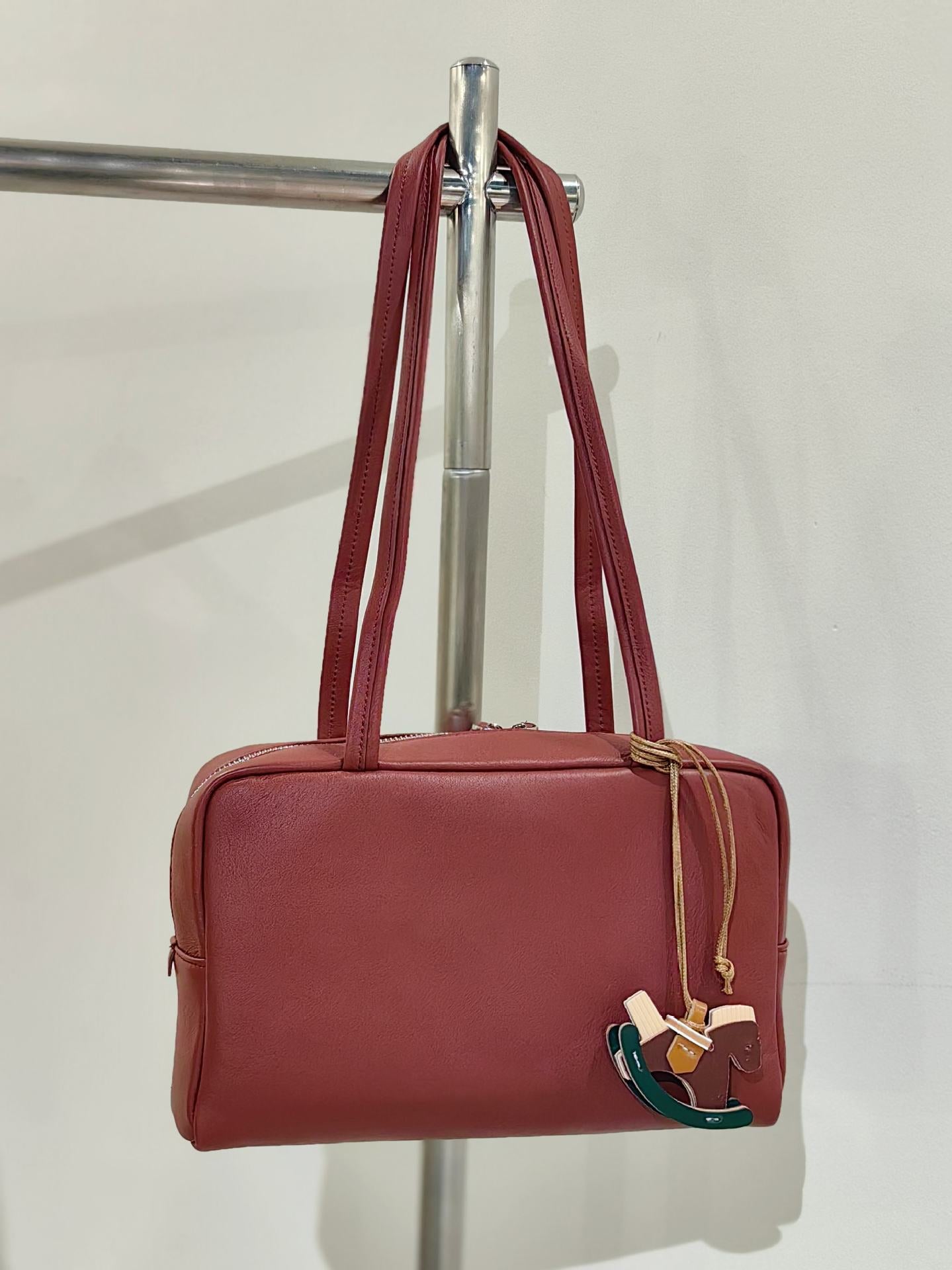 Women's Niche Vintage Sheepskin Genuine Leather Large Capacity Women's Shoulder Bag