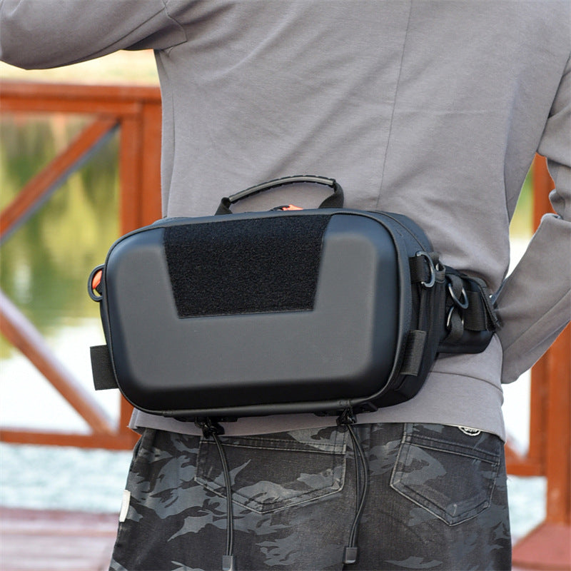 Men's Multifunctional Lure Hard Shell Fishing Large Men's Fanny Pack