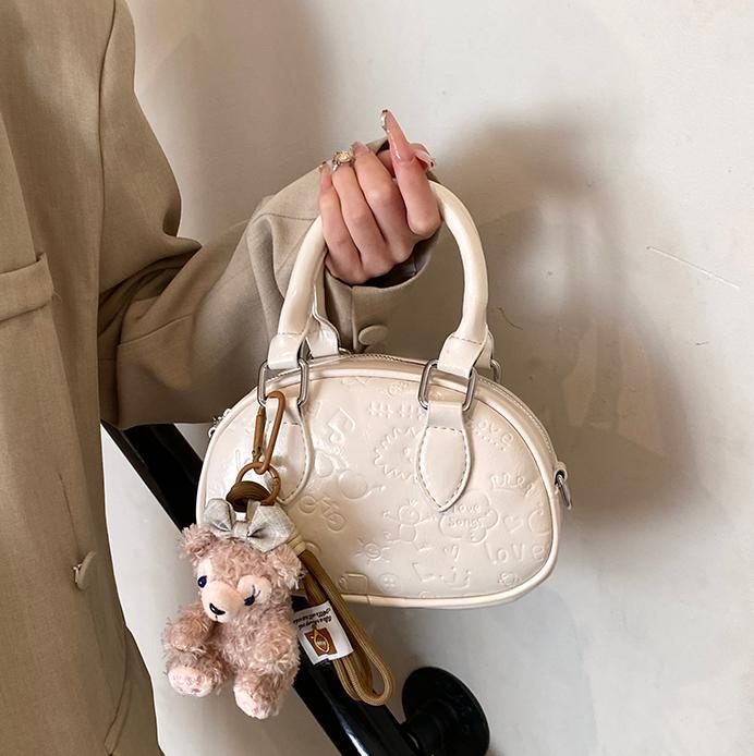 Women's Niche Western Style Fashion Bowling Advanced Women's Messenger Bag