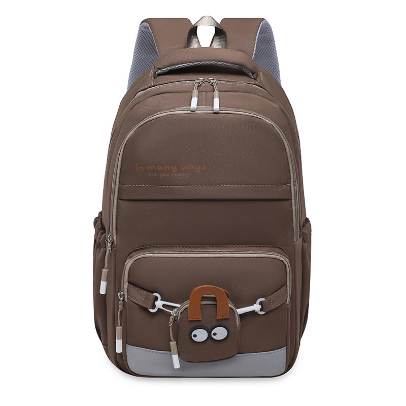 Women's Large Capacity Early High College Fashion Lightweight Burden Leisure Backpack