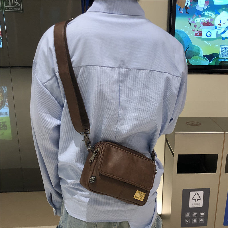 Beautiful Men's Trendy Korean Style Green Universal Backpack