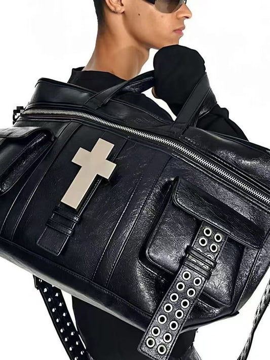Innovative Fashion Unisex Cross Burst Leather Women's Messenger Bag