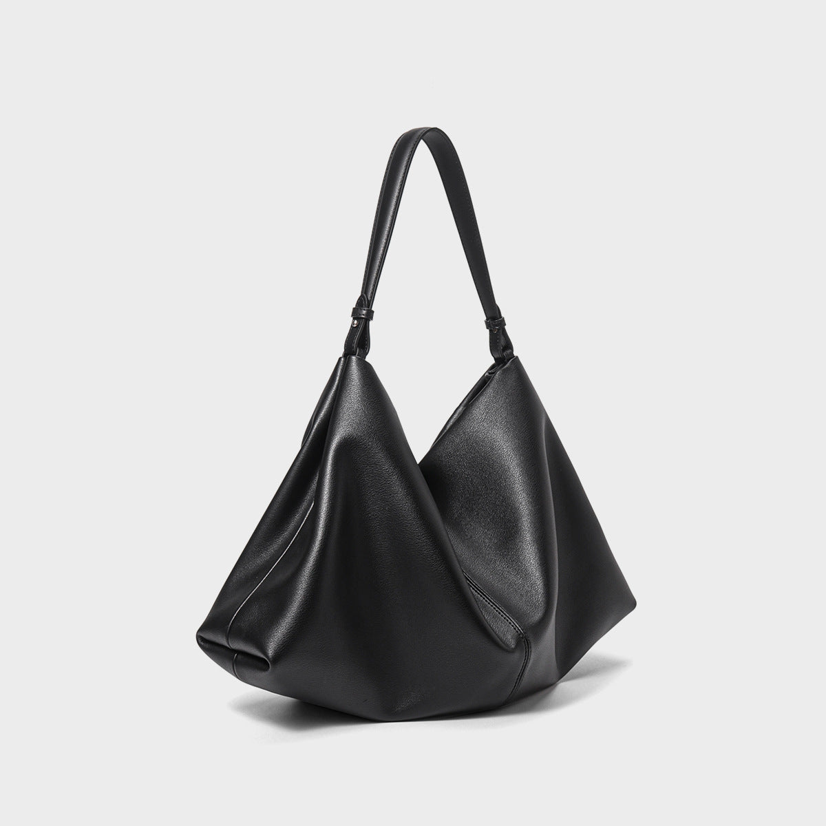 Women's Large Capacity Niche High-grade Genuine Underarm Women's Leather Bag