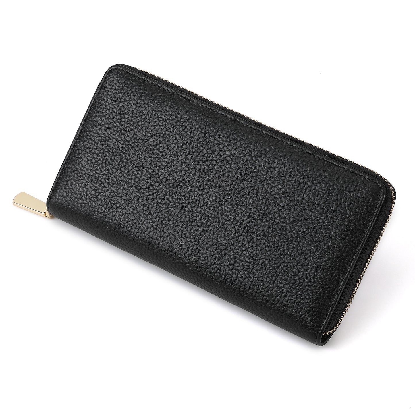 Women's Genuine Leather Lychee Pattern Large Capacity Change Coin Purses