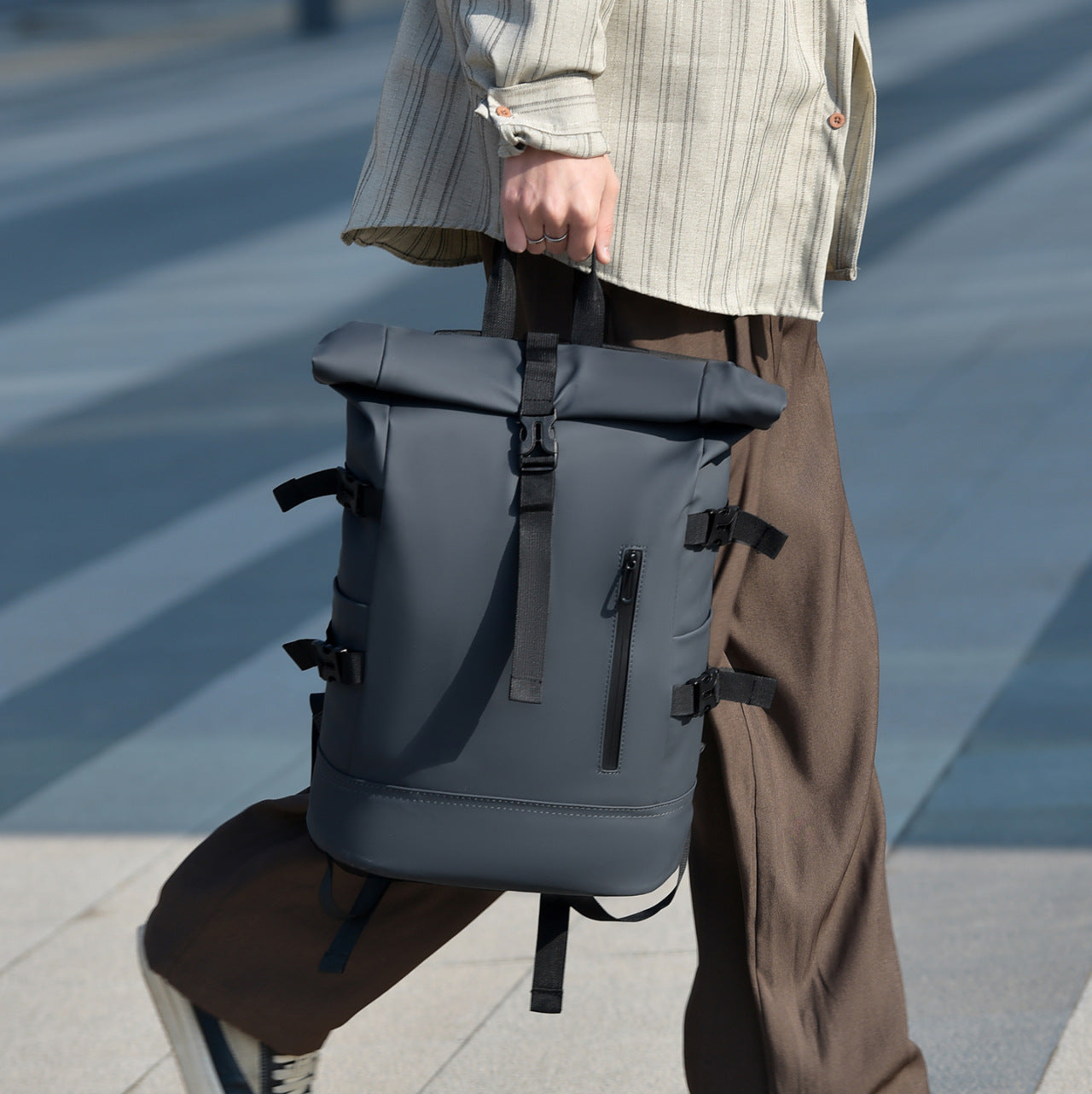 Men's Trendy Retro Large Capacity Fashion Commuter Leisure Backpack