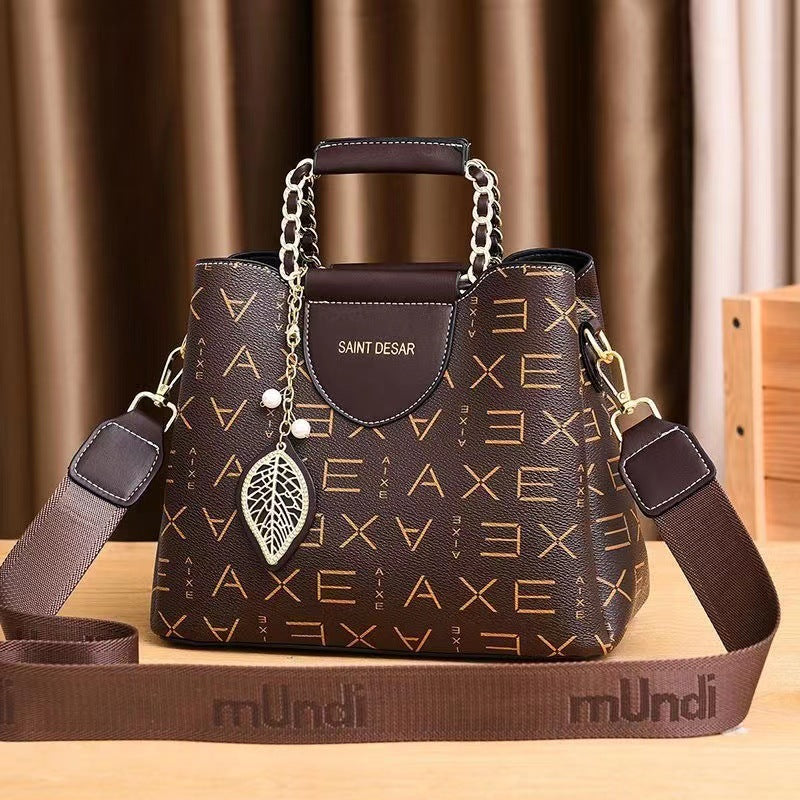 Women's Fashionable Printed High-grade Large Capacity Women's Messenger Bag